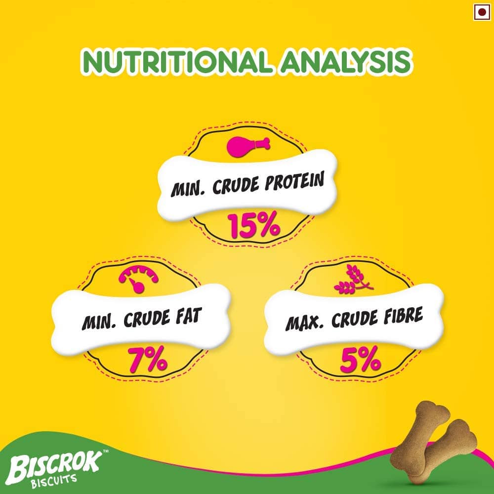 Pedigree Milk and Chicken Flavour Biscrok Biscuits Dog Treats (900g) - Image 3