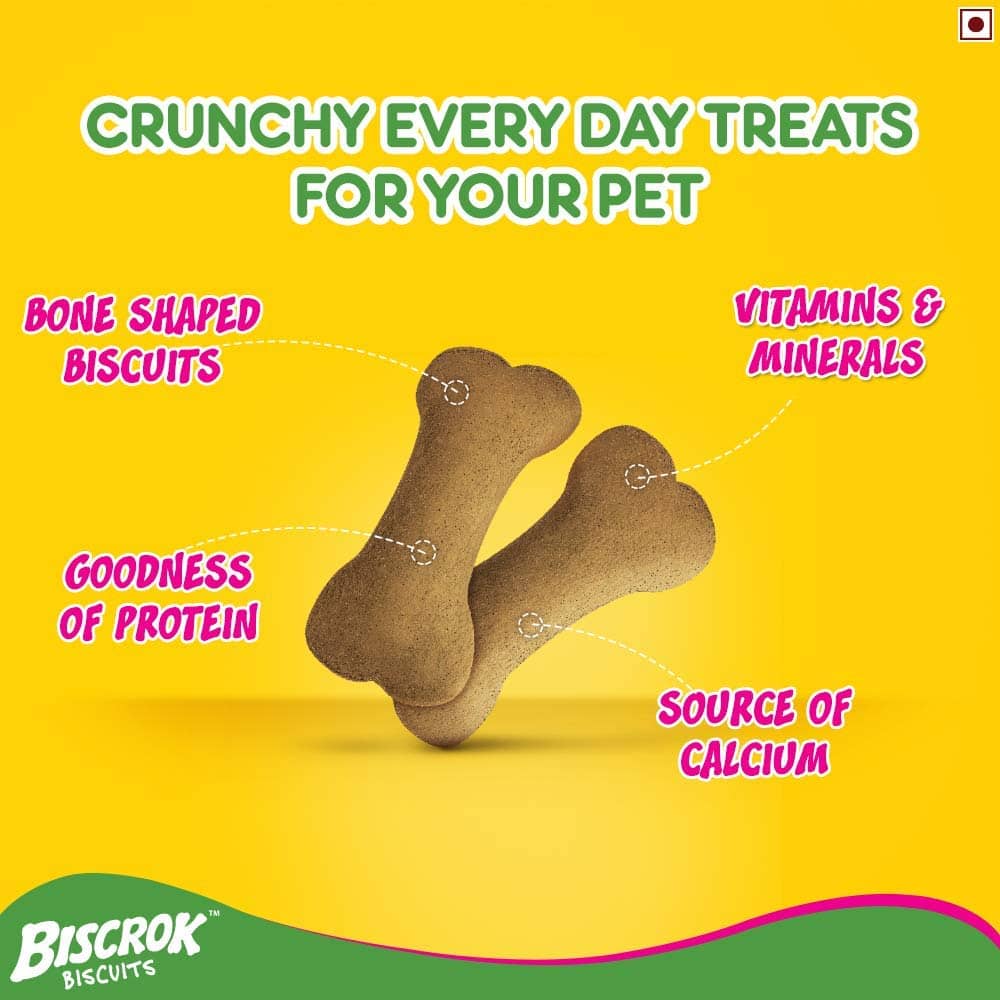 Pedigree Milk and Chicken Flavour Biscrok Biscuits Dog Treats (900g) - Image 7