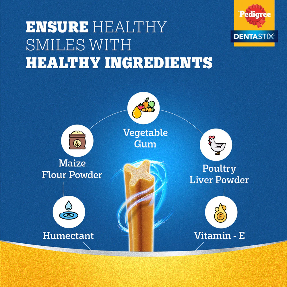 Pedigree PRO Active Adult Large Breed Dry Food, Pedigree Dentastix Oral Care Adult Dogs Treat Combo - Image 17