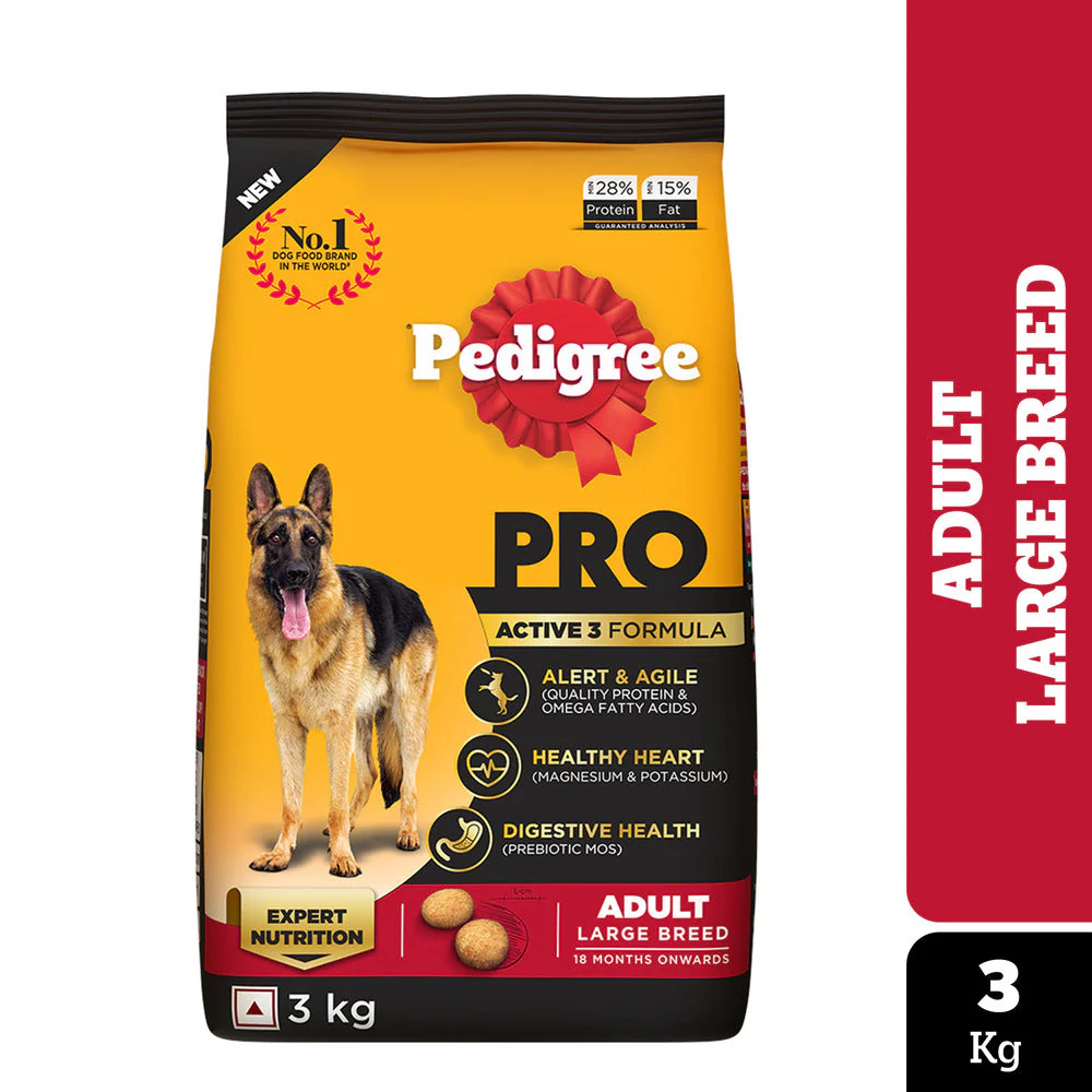 Pedigree PRO Expert Nutrition Active Adult (18 Months Onwards) Large Breed Dog Dry Food - Image 18