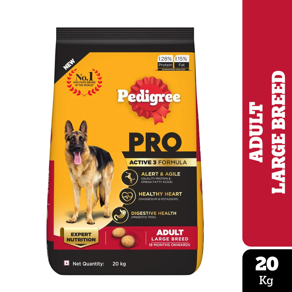 Pedigree PRO Expert Nutrition Active Adult (18 Months Onwards) Large Breed Dog Dry Food - Image 17