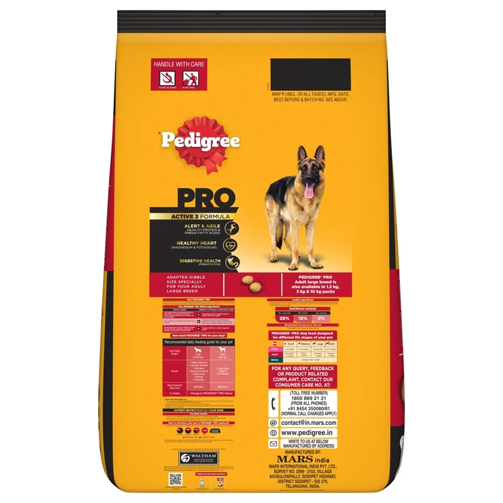 Pedigree PRO Expert Nutrition Active Adult (18 Months Onwards) Large Breed Dog Dry Food - Image 18