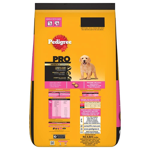 Pedigree PRO Expert Nutrition for Large Breed Puppy (3 to 18 Months) Dog Dry Food - Image 3
