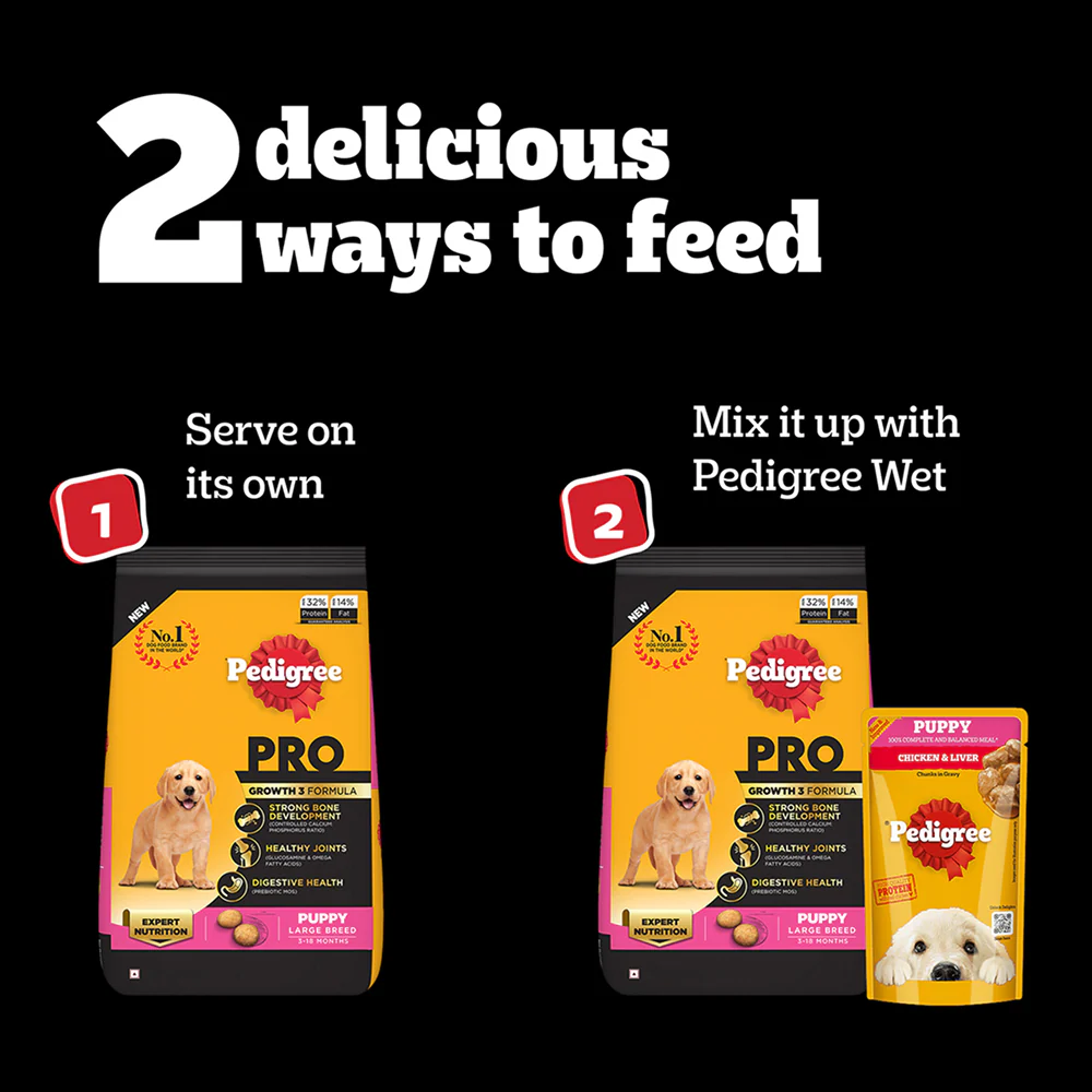 Pedigree PRO Expert Nutrition for Large Breed Puppy(3 to 18 Months) Dry Food - Image 14