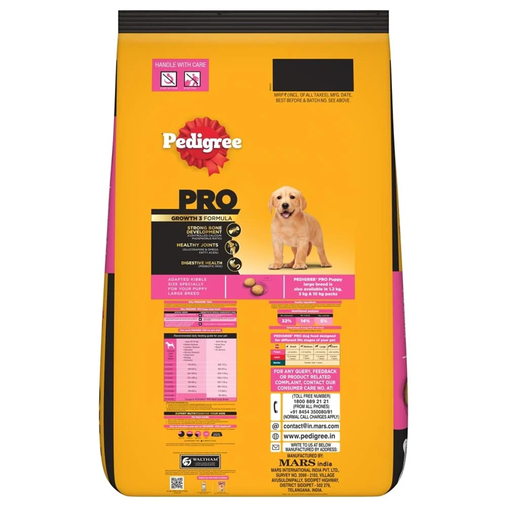 Pedigree PRO Expert Nutrition for Large Breed Puppy(3 to 18 Months) Dry Food - Image 17