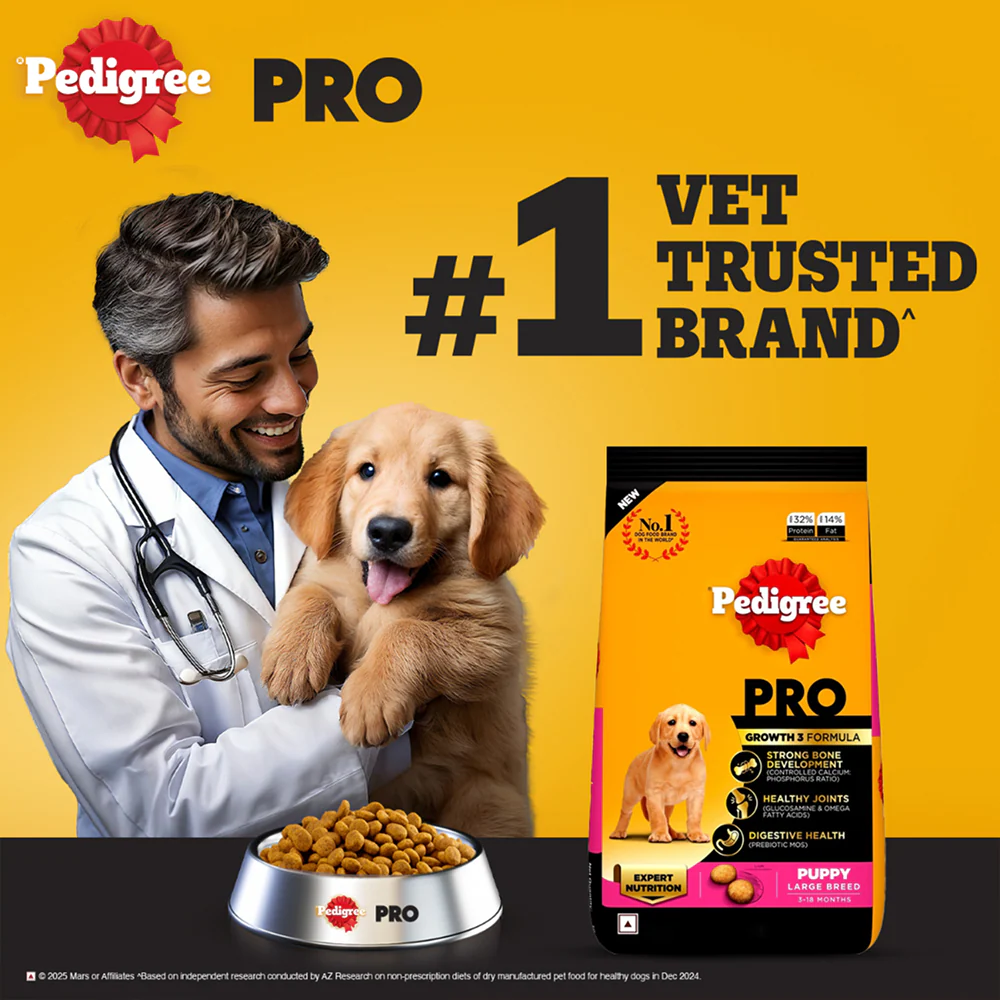 Pedigree PRO Expert Nutrition for Large Breed Puppy(3 to 18 Months) Dry Food - Image 2