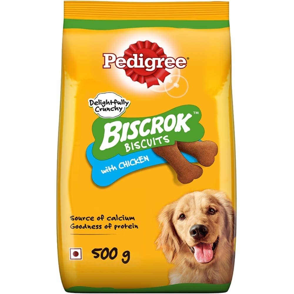 Pedigree PRO Large Breed Puppy Dry Food and Chicken Flavour Biscrok Treat Combo (3kg +900g) - Image 3