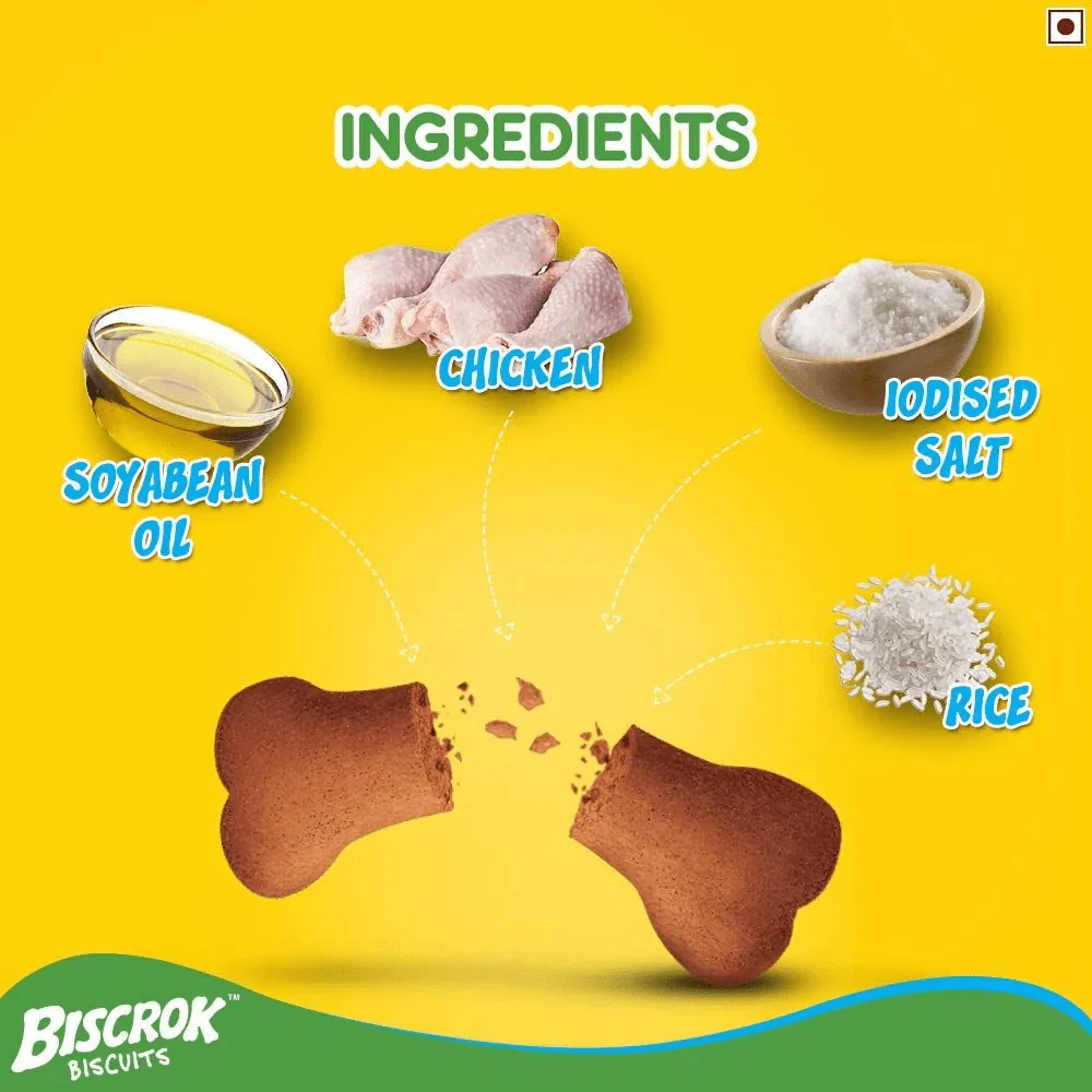 Pedigree PRO Large Breed Puppy Dry Food and Chicken Flavour Biscrok Treat Combo (3kg +900g) - Image 7