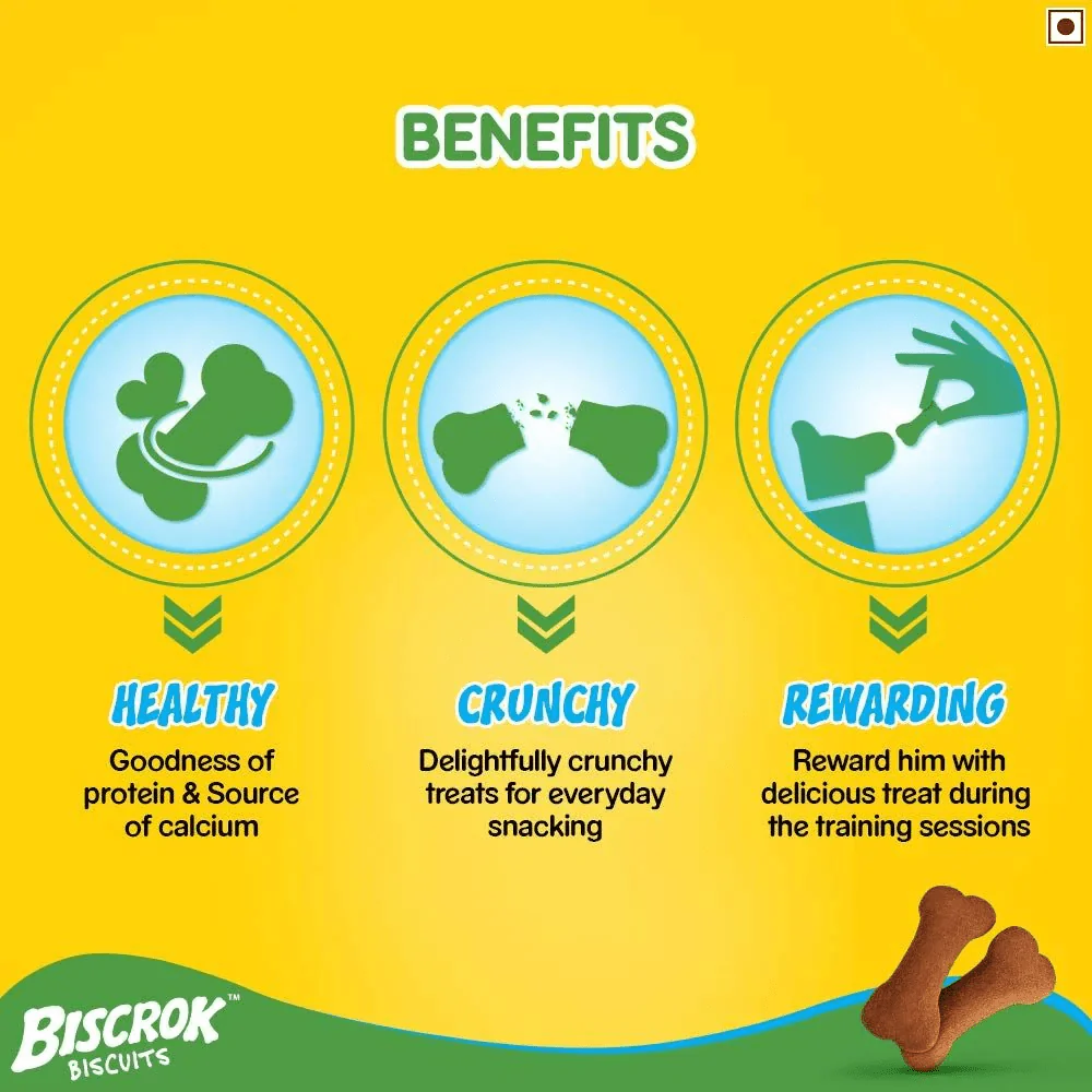 Pedigree PRO Large Breed Puppy Dry Food and Chicken Flavour Biscrok Treat Combo (3kg +900g) - Image 9