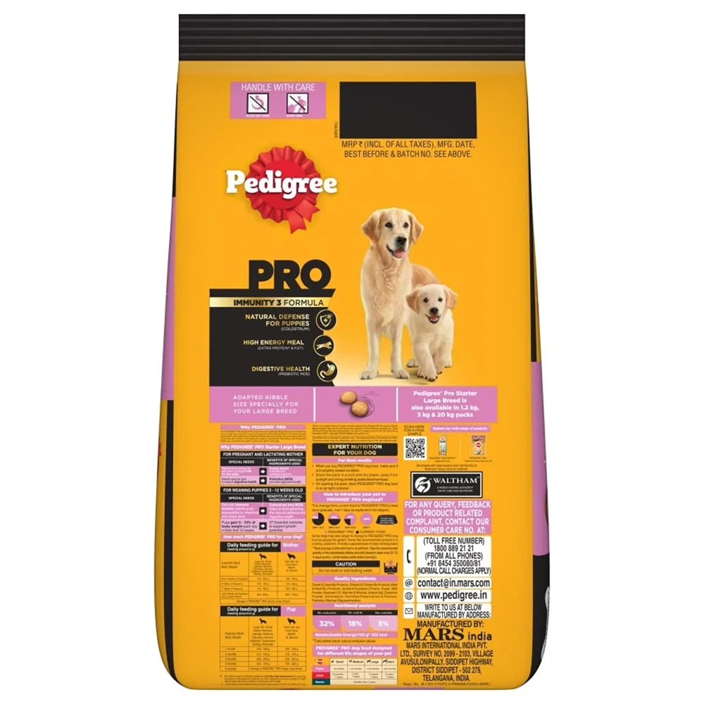 Pedigree PRO Expert Nutrition Lactating/Pregnant Mother & Puppy Starter(3 to 12 Weeks) Large Breed Dog Dry Food - Image 18
