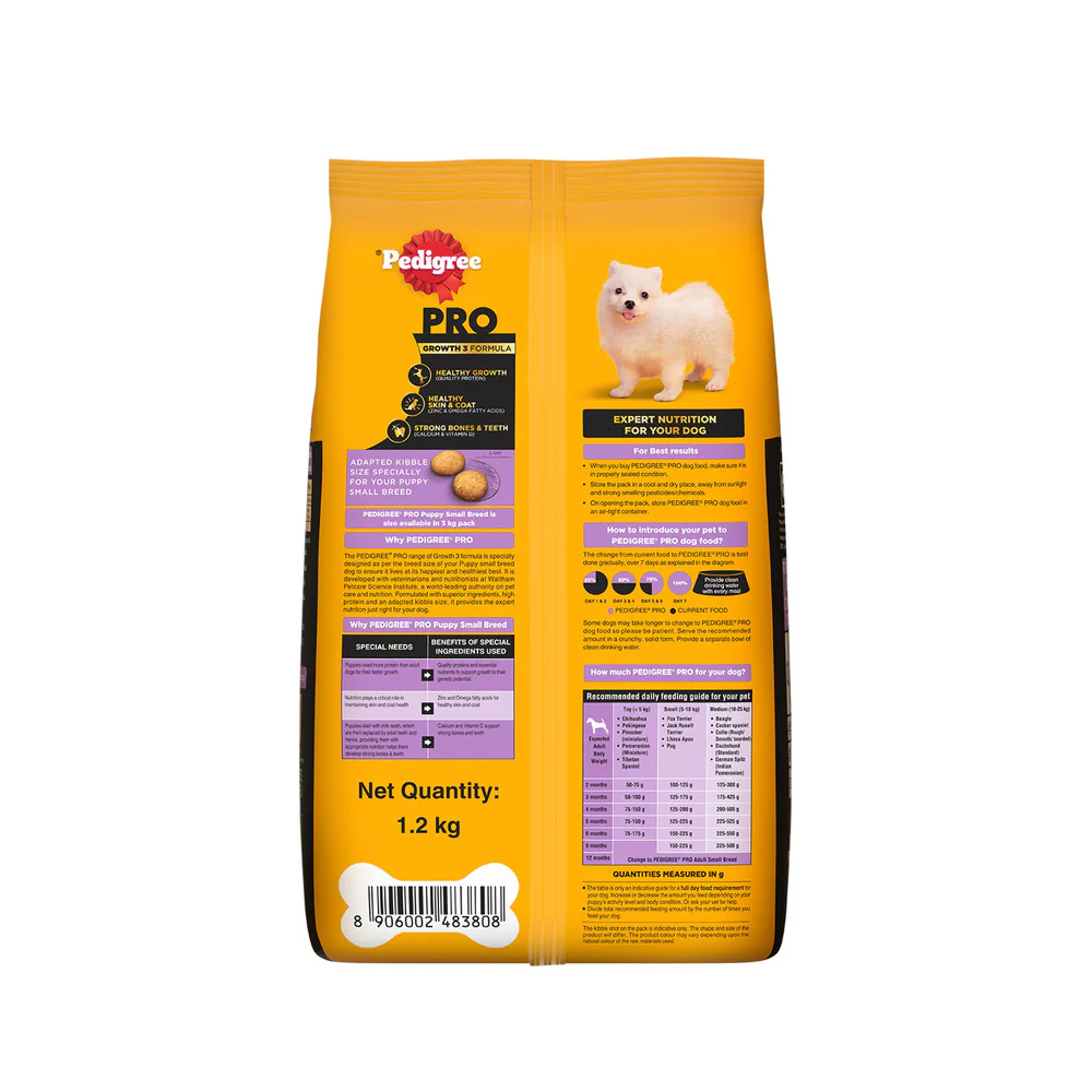 Pedigree PRO Expert Nutrition Small Breed Puppy (2 to 9 Months) Dry Food - Image 17