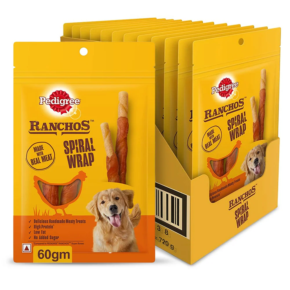 Pedigree Ranchos Spiral Wrap Chicken & Smokey Lamb Dog Treats - Image 13