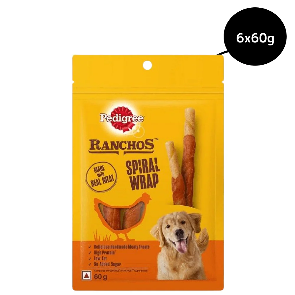 Pedigree Ranchos Spiral Wrap Chicken & Smokey Lamb Dog Treats - Image 16