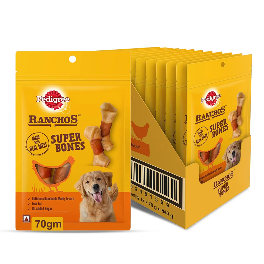 Pedigree Ranchos Super Bones Chicken & Milk Dog Treats - Image 12