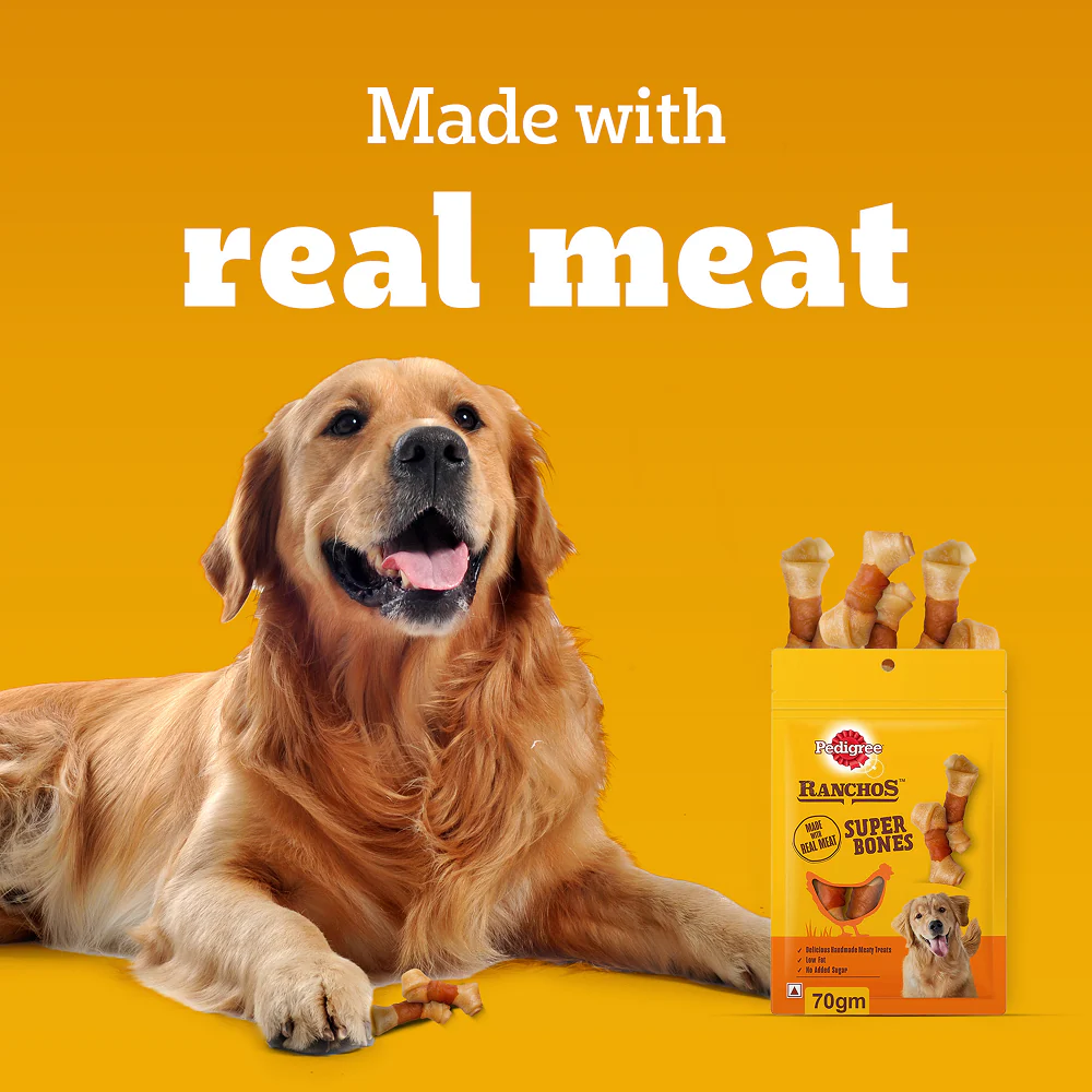 Pedigree Ranchos Super Bones Chicken & Milk Dog Treats - Image 3
