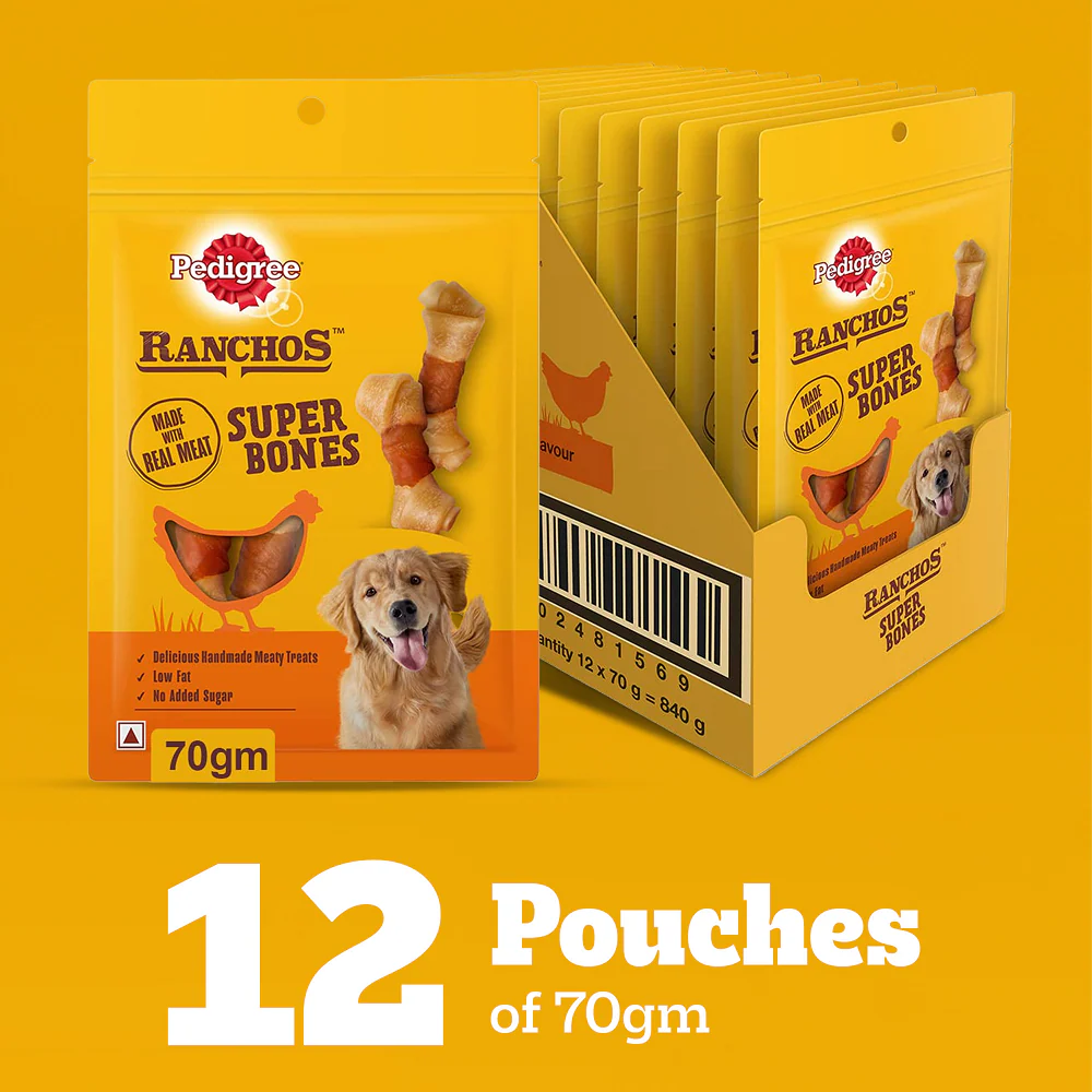 Pedigree Ranchos Super Bones Chicken & Milk Dog Treats - Image 8