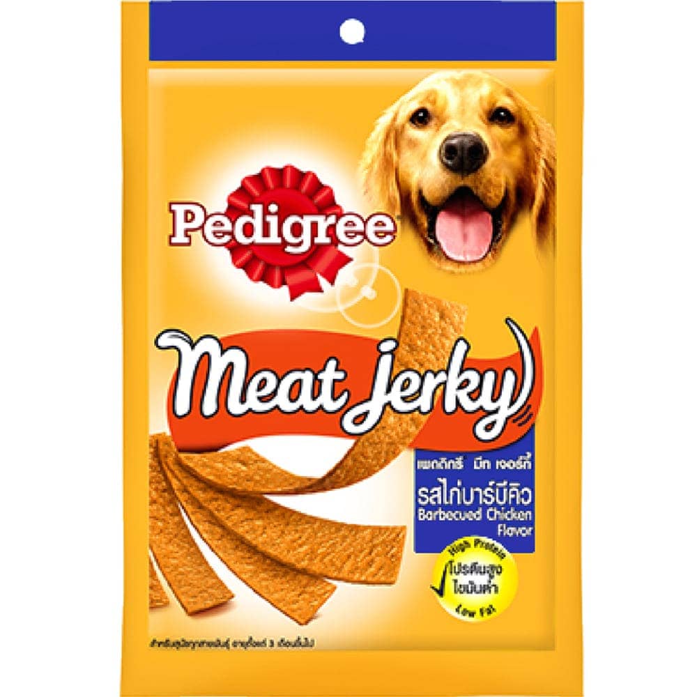 Pedigree Roasted Lamb Meat Treats and Barbecued Chicken Meat Jerky Adult Dog Treats Combo (12+12) - Image 3