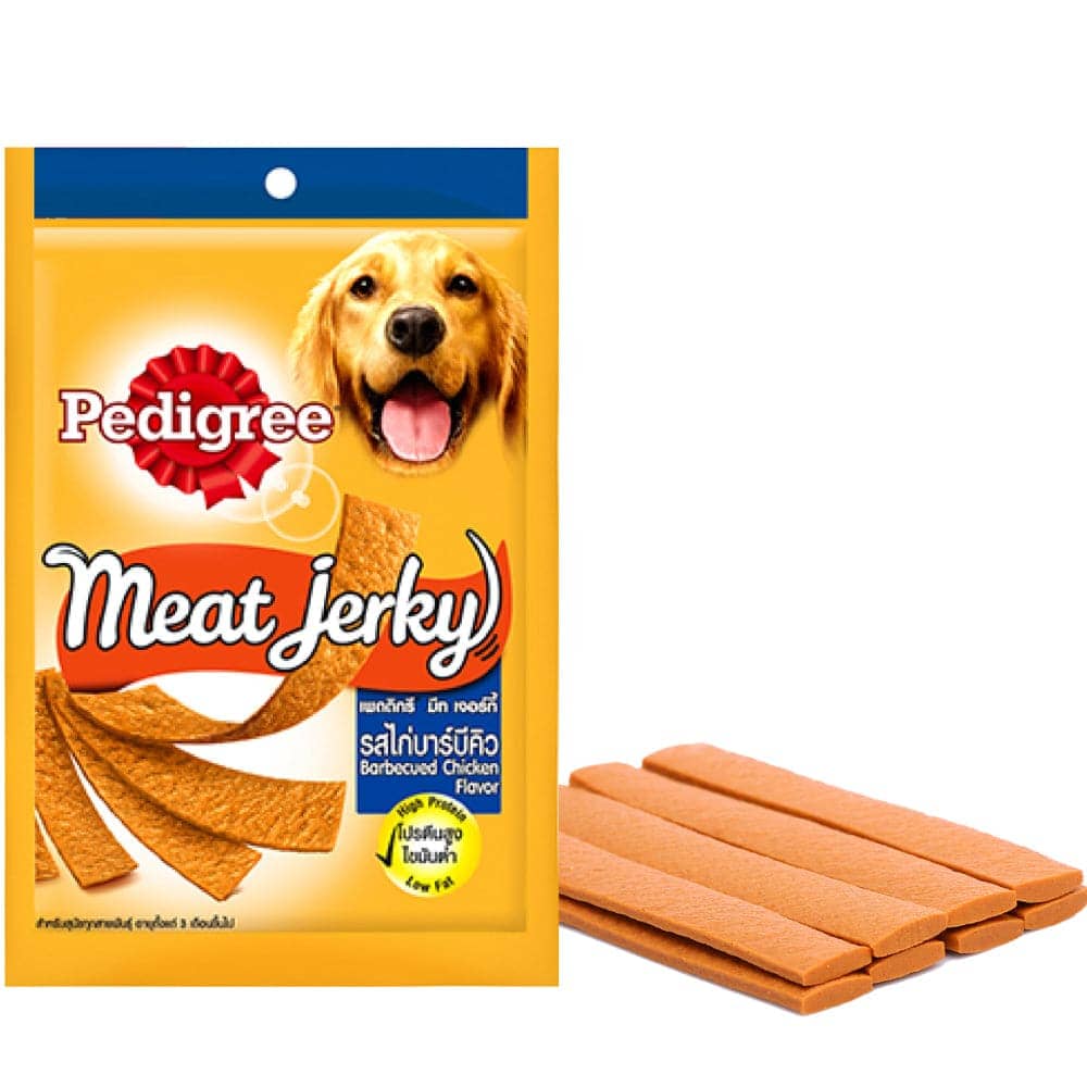 Pedigree Roasted Lamb Meat Treats and Barbecued Chicken Meat Jerky Adult Dog Treats Combo (12+12) - Image 5