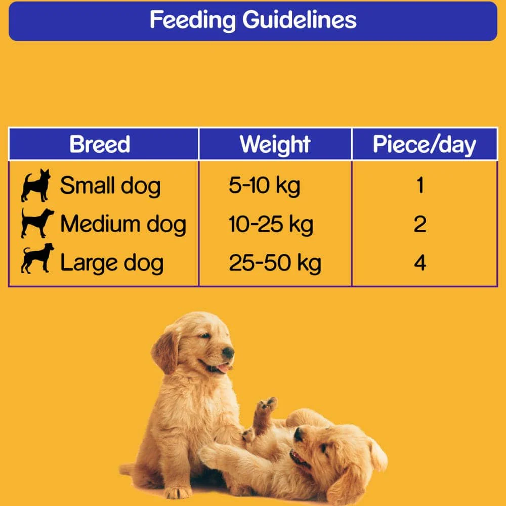 Pedigree Roasted Lamb Meat Treats and Barbecued Chicken Meat Jerky Adult Dog Treats Combo (12+12) - Image 7