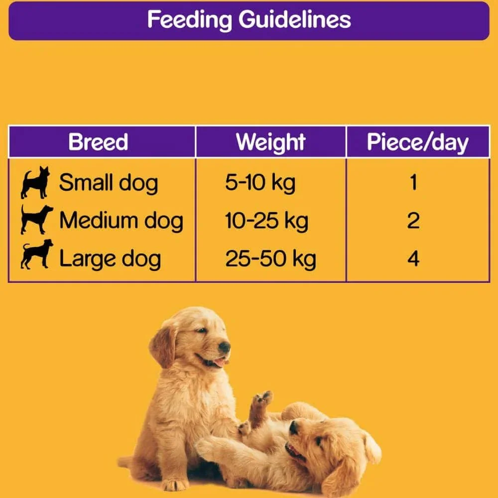 Pedigree Roasted Lamb Meat Treats and Barbecued Chicken Meat Jerky Adult Dog Treats Combo (12+12) - Image 8