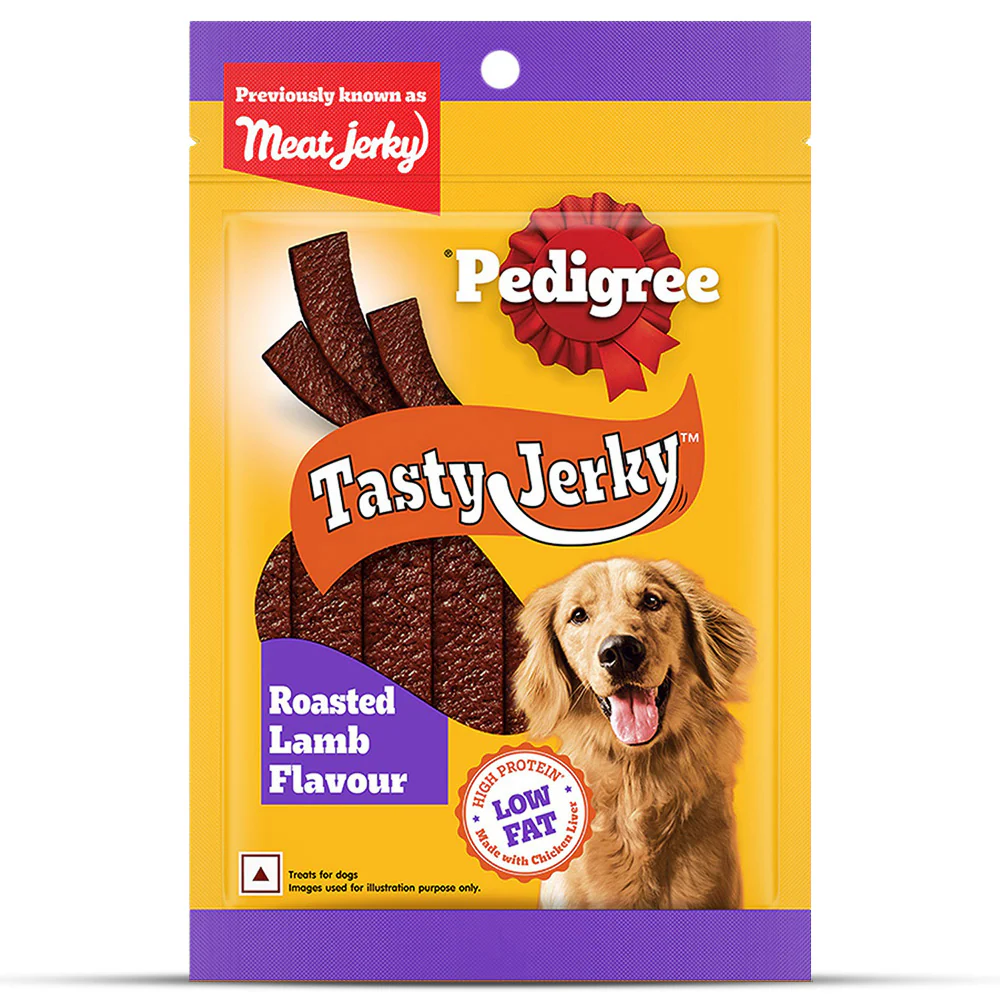 Pedigree Roasted Lamb Tasty Jerky Dog Treat - Image 15