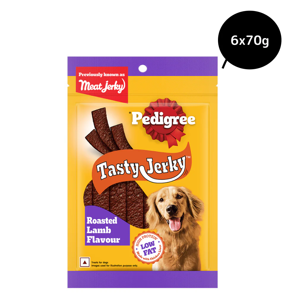 Pedigree Roasted Lamb Tasty Jerky Dog Treat - Image 18