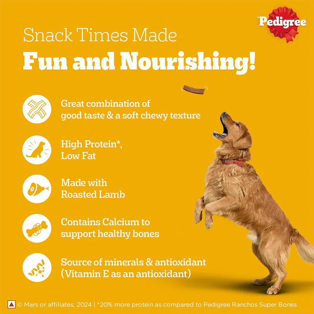 Pedigree Roasted Lamb Tasty Jerky Dog Treat - Image 2