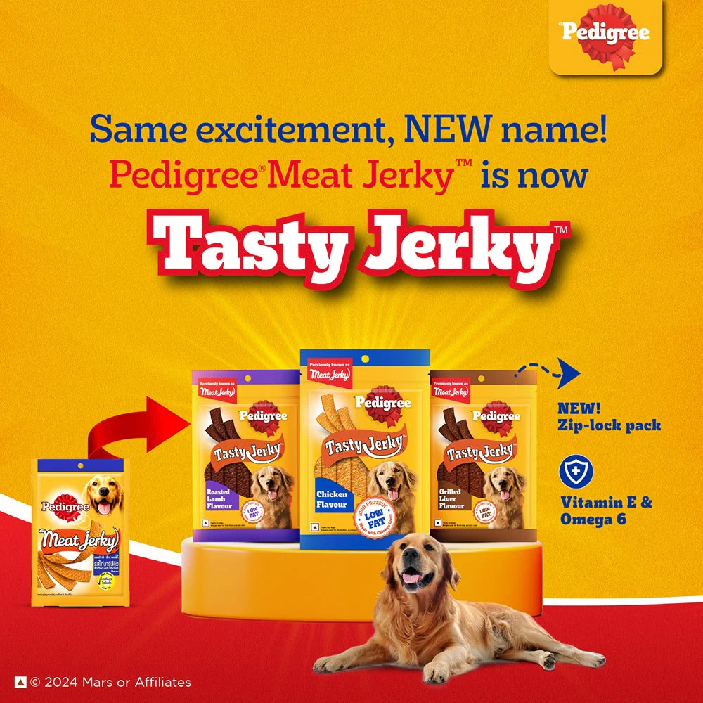 Pedigree Roasted Lamb Tasty Jerky Dog Treat - Image 8