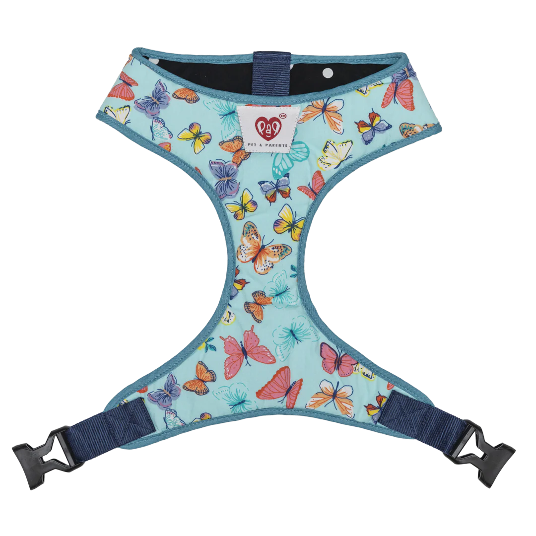 Pet And Parents Butterfly and Polka Reversible Harness for Dogs - Image 3