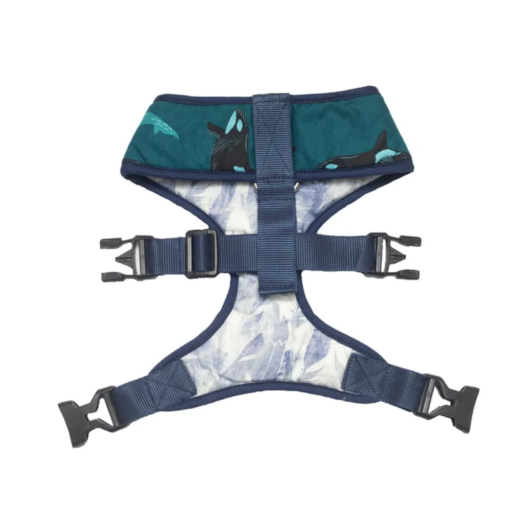 Pet And Parents Feather & Whale Reversible Harness for Dogs - Image 3
