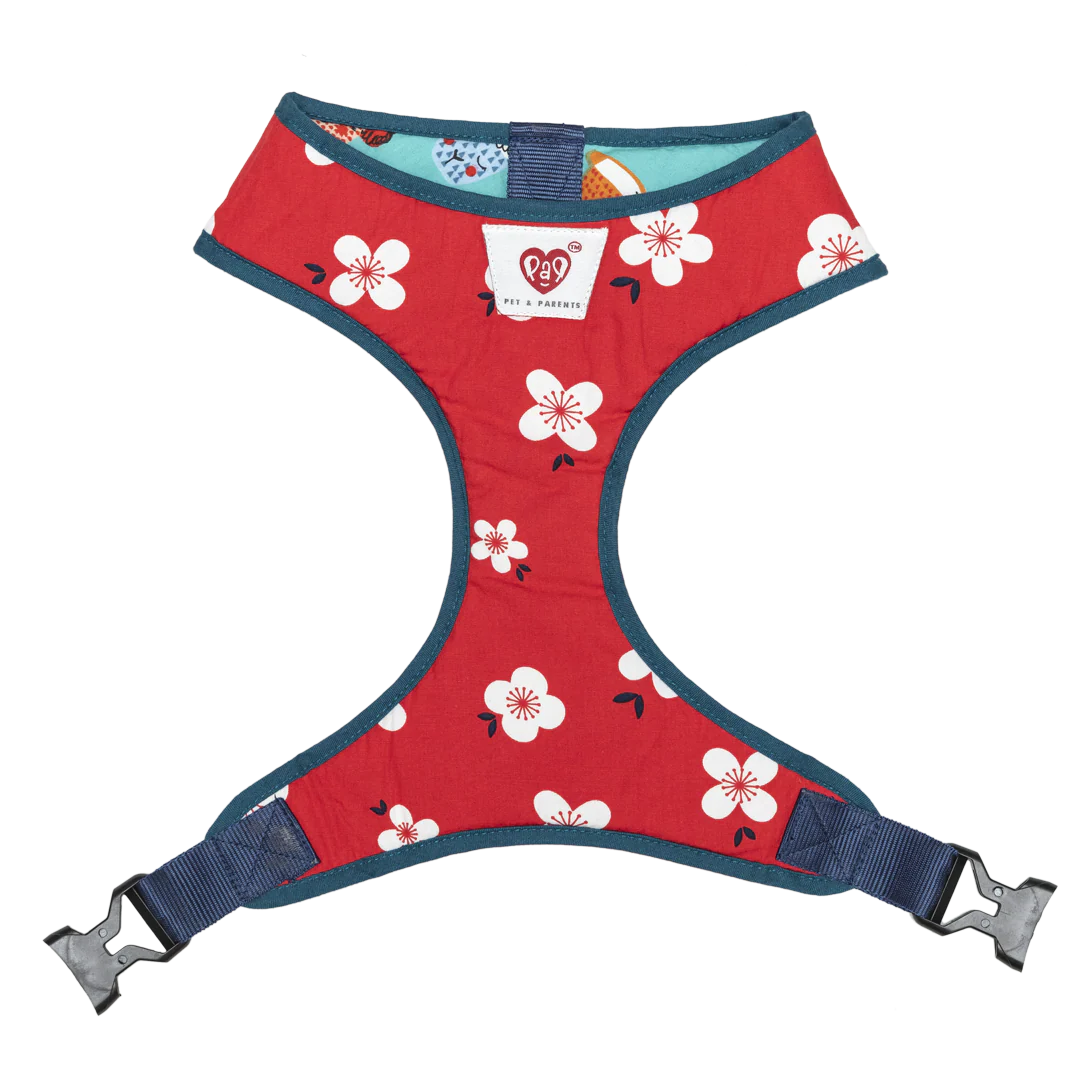 Pet And Parents Floral Cartoon Reversible Harness for Dogs - Image 4