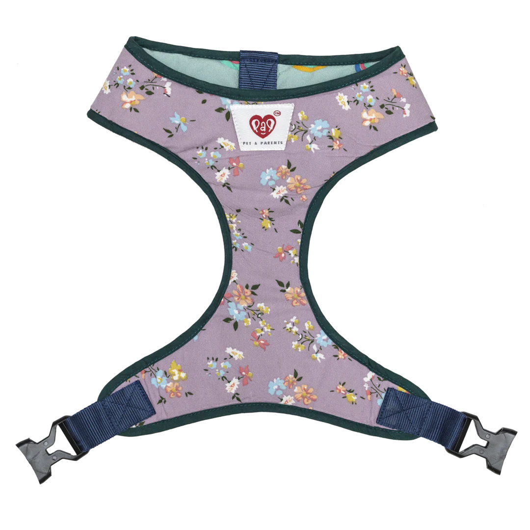 Pet And Parents Floral Rainbow Reversible Harness for Dogs - Image 3