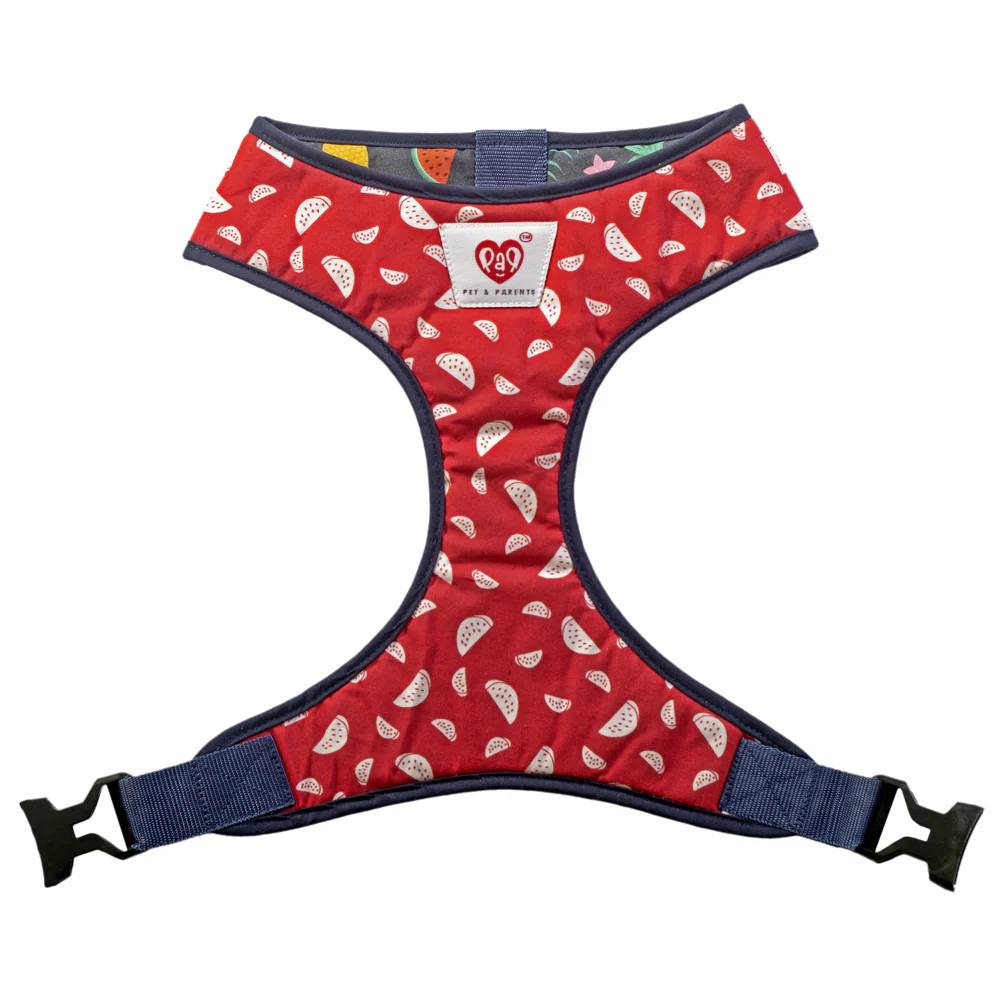 Pet And Parents Floral Watermelon Reversible Harness for Dogs - Image 3