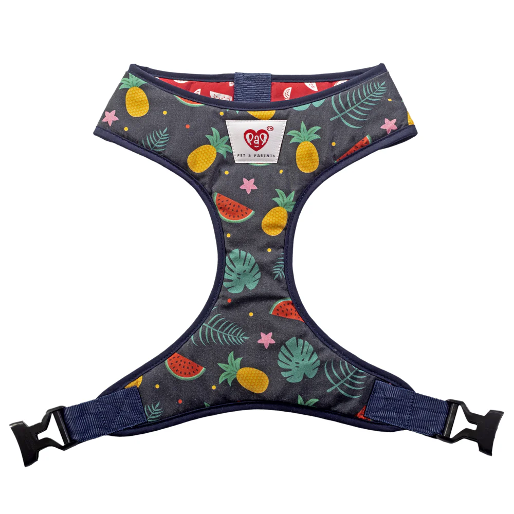 Pet And Parents Floral Watermelon Reversible Harness for Dogs - Image 4