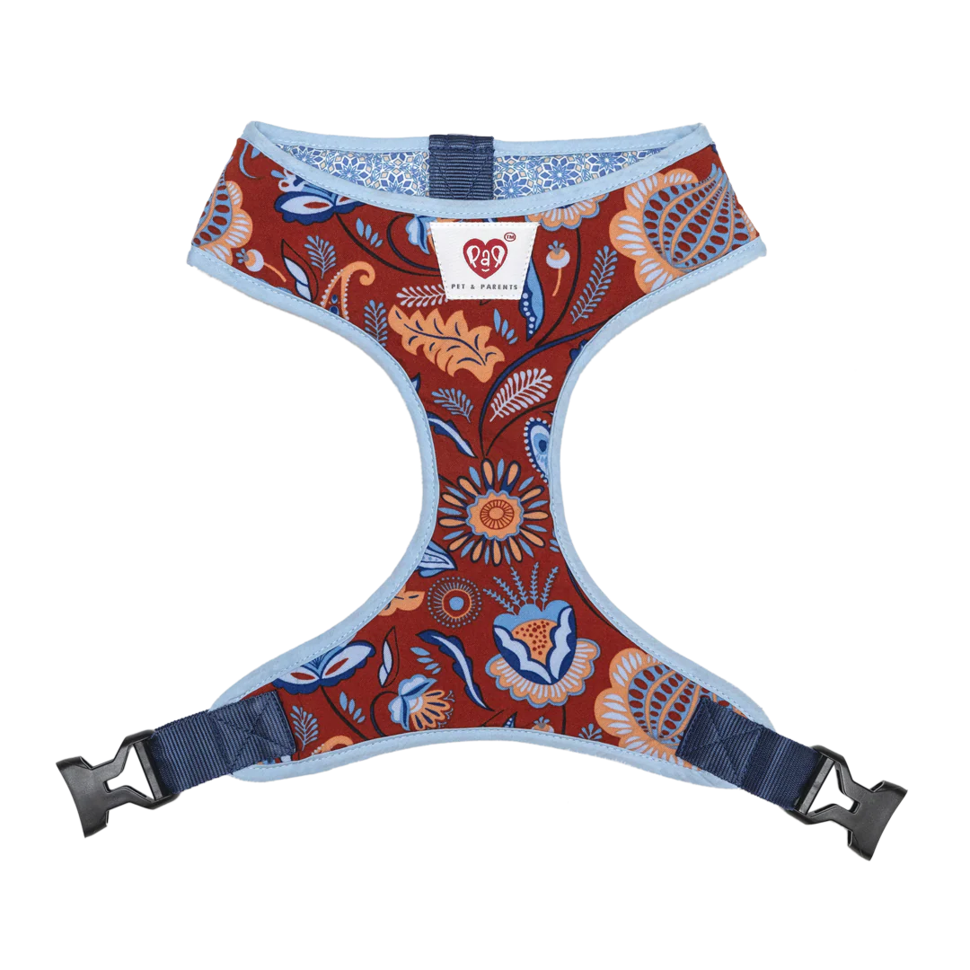Pet And Parents Indie Floral Reversible Harness for Dogs - Image 3