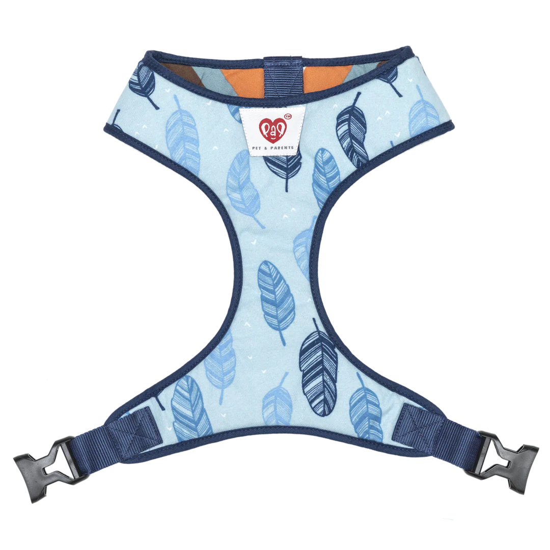 Pet And Parents Stripy Feathers Reversible Harness for Dogs - Image 3