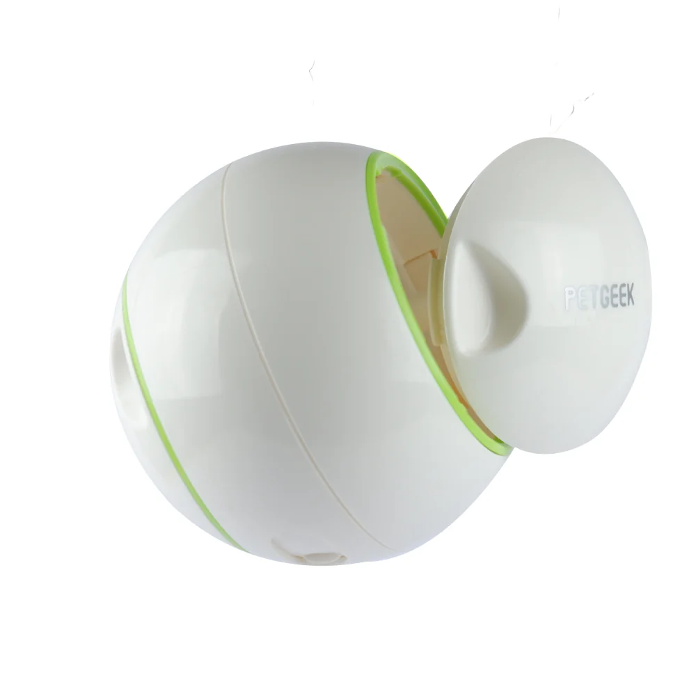 Pet Geek Foodie Orb Rolling Ball Treat Toy for Dogs | For Medium Chewers (White) - Image 4
