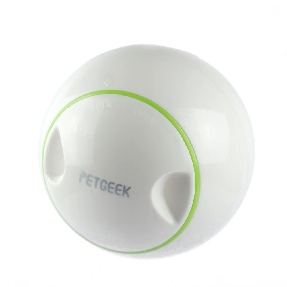 Pet Geek Foodie Orb Rolling Ball Treat Toy for Dogs | For Medium Chewers (White) - Image 6