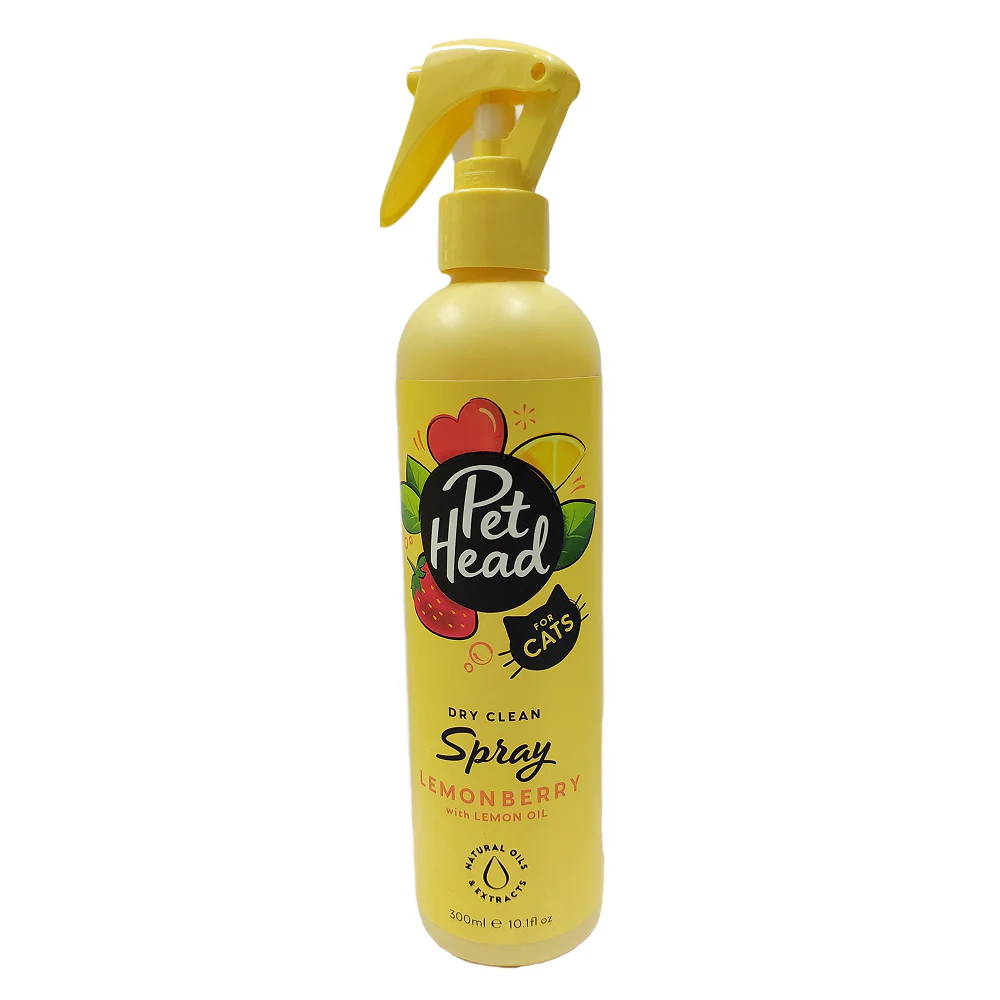 Pet Head Lemonberry Dry Clean Spray for cats