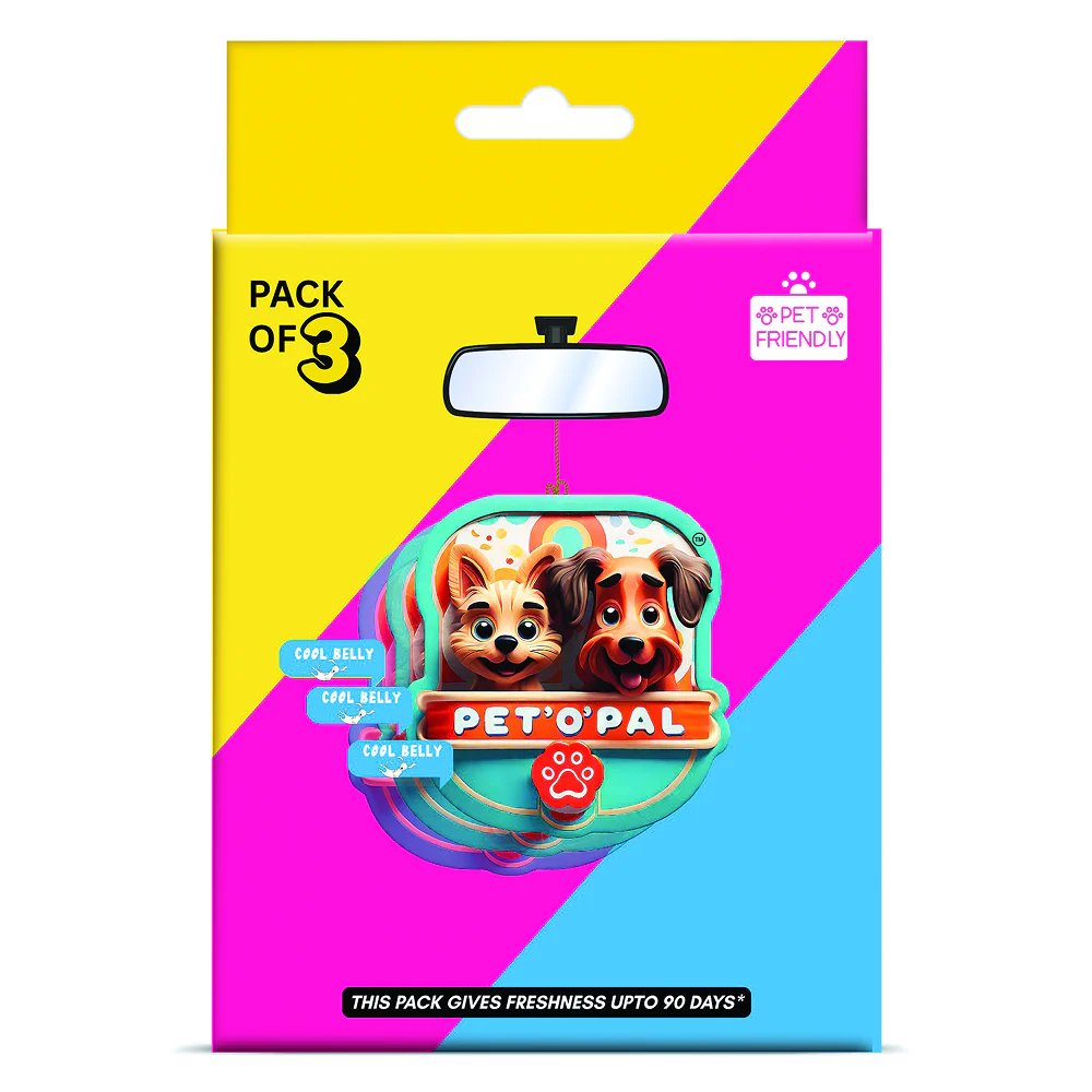 PET’O’PAL Cool Belly Pet Safe Hanging Air Freshener for Car, Home & Pet Spaces - Image 3
