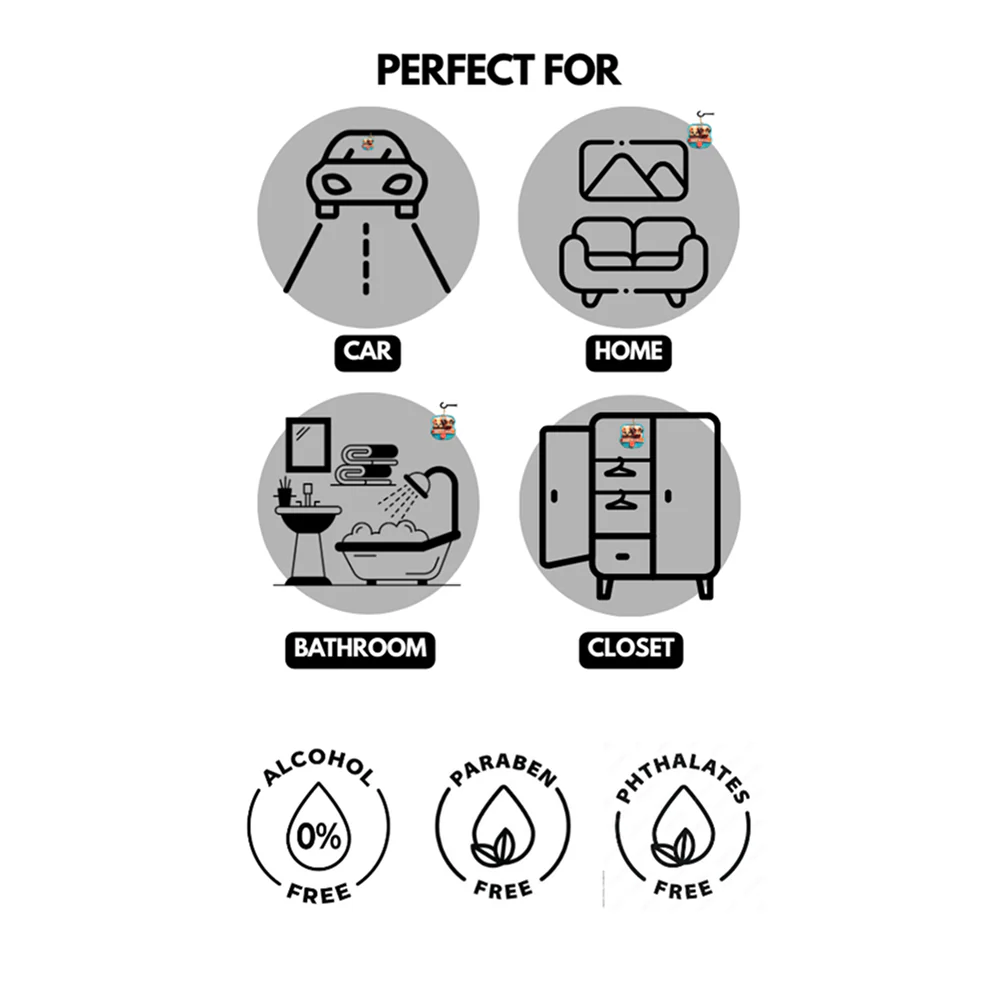 PET’O’PAL Rosy Nose Pet Safe Hanging Air Freshener for Car, Home & Pet Spaces - Image 6