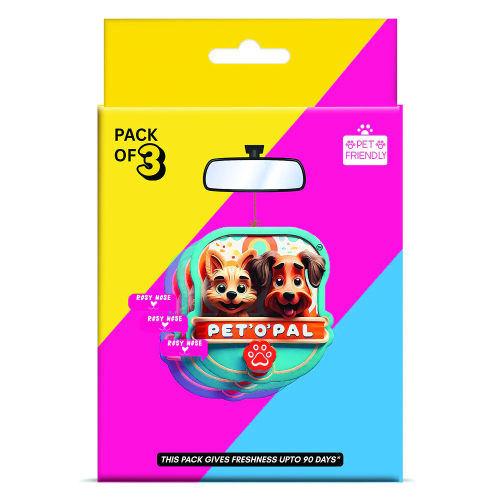 PET’O’PAL Rosy Nose Pet Safe Hanging Air Freshener for Car, Home & Pet Spaces - Image 3