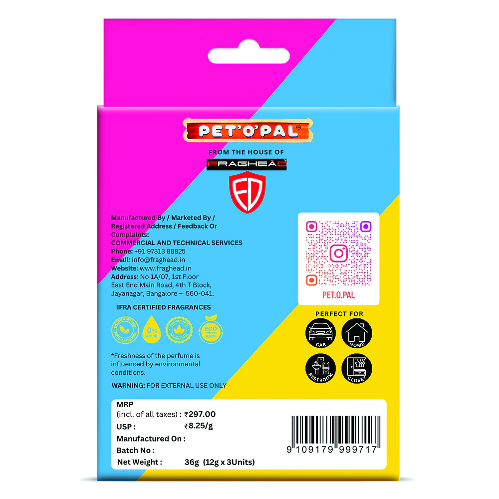 PET’O’PAL Rosy Nose Pet Safe Hanging Air Freshener for Car, Home & Pet Spaces - Image 4
