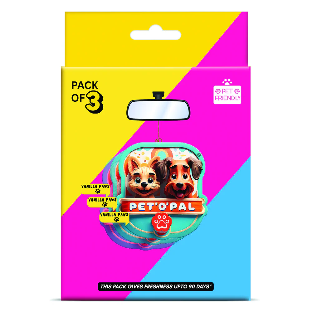 PET’O’PAL Vanilla Paws Pet Safe Hanging Air Freshener for Car, Home & Pet Spaces - Image 5