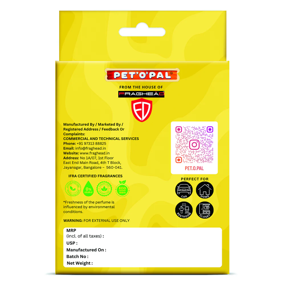 PET’O’PAL Vanilla Paws Pet Safe Hanging Air Freshener for Car, Home & Pet Spaces - Image 6