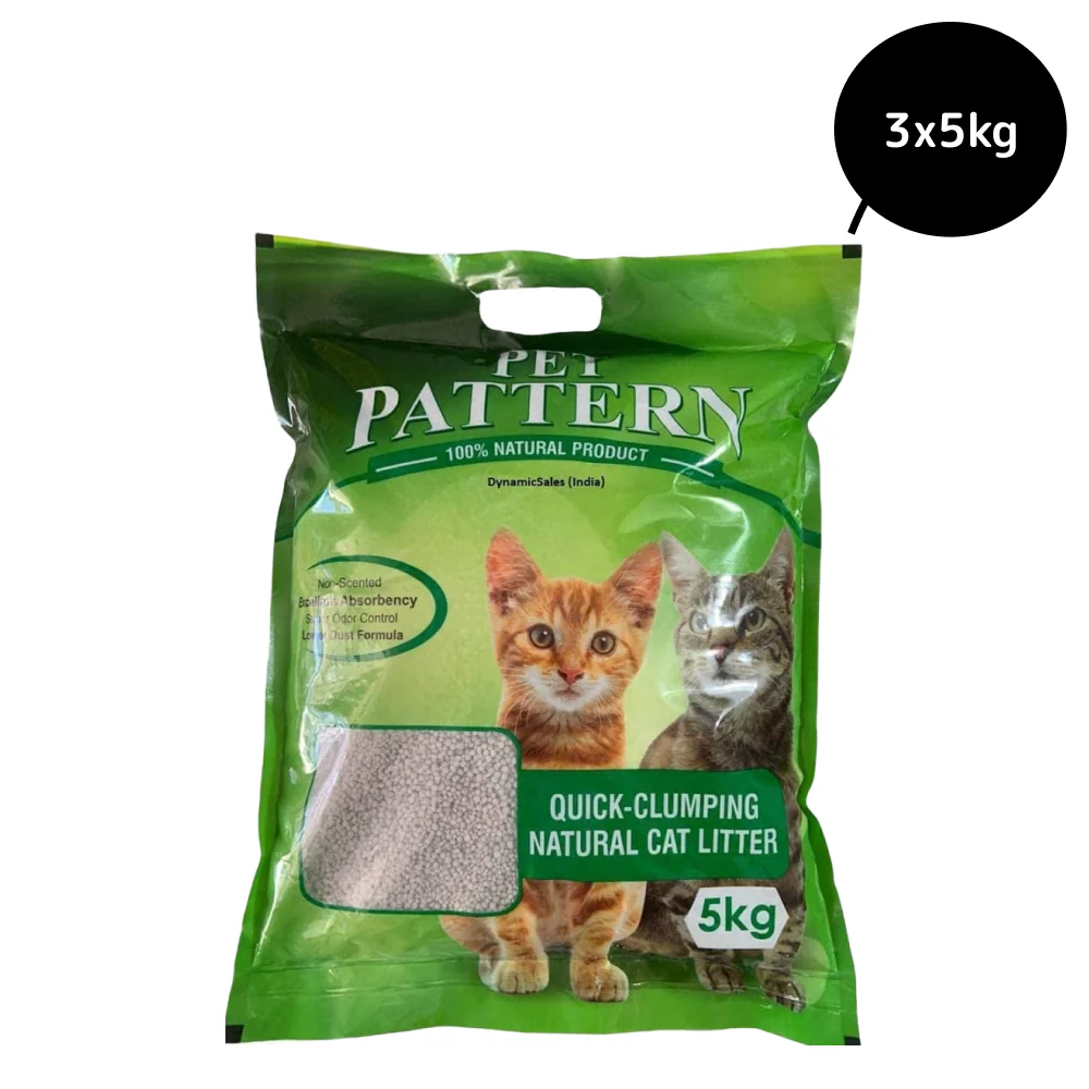Pet Pattern Natural Unscented Clay Quick Clumping Cat Litter - Image 3