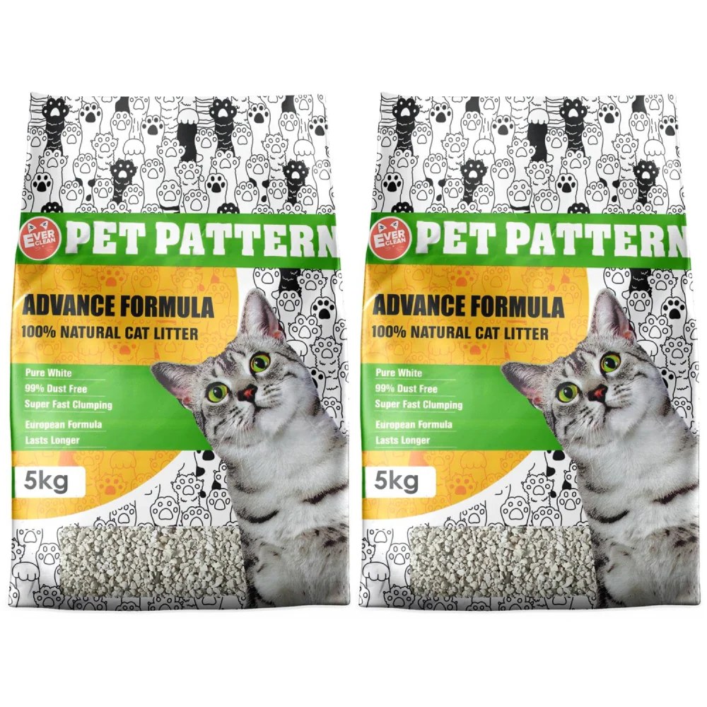 Pet Pattern Natural Clay Unscented Advance Clumping Cat Litter - Image 5