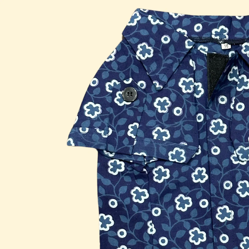 Pet Set Go Cotton Shirt for Dogs (Indigo) - Image 5