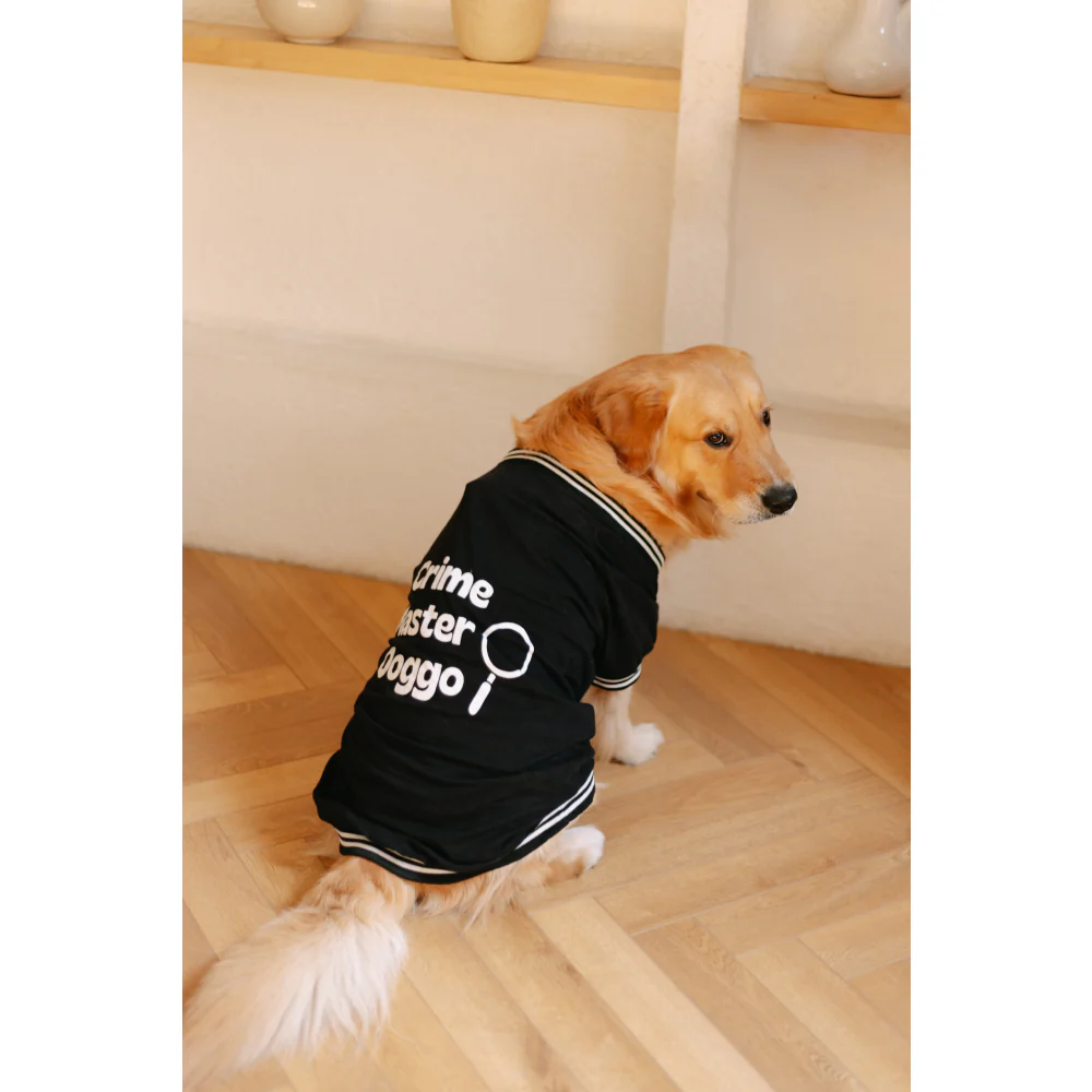 Pet Set Go Crime Master Sleevless T-shirt for Dogs (Black) - Image 2