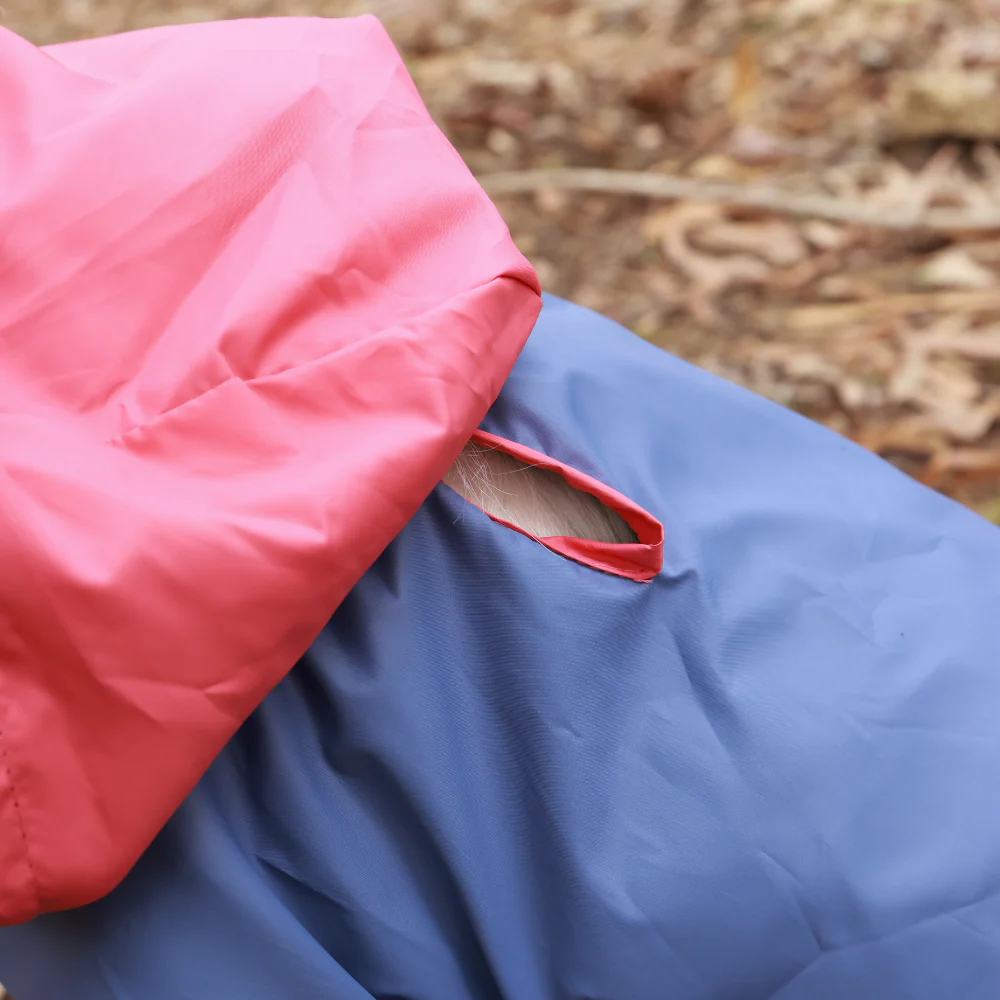 Pet Set Go Dual Colour Cape Style Raincoat for Dogs (Purple) - Image 8